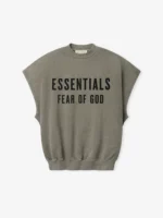Essential Relaxed Fleece Cutoff Sweatshirt - Image 2
