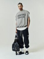 Essential Relaxed Fleece Cutoff Sweatshirt