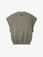 Essential Relaxed Fleece Cutoff Sweatshirt - Image 3