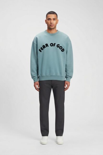 Essentials Baseball Half Raglon Sweatshirt