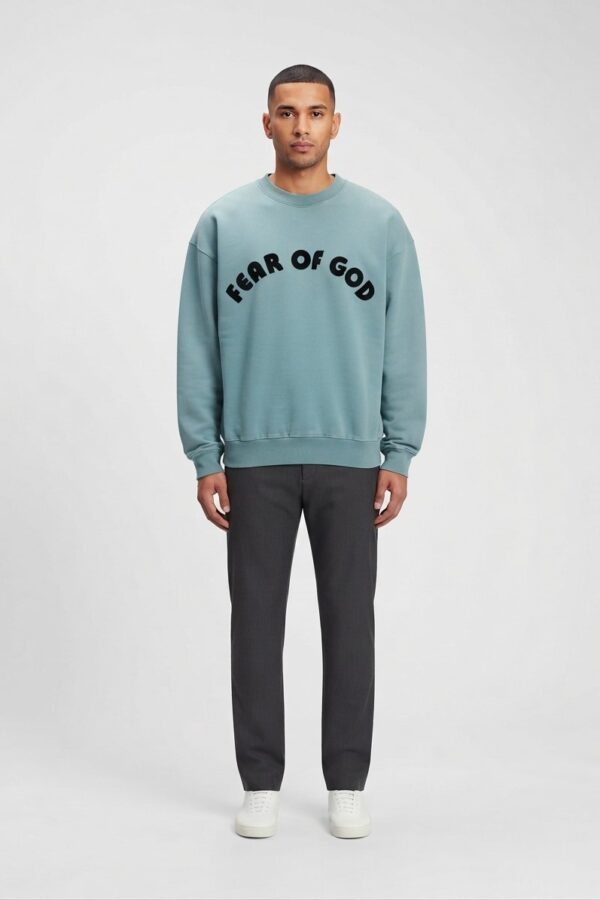 Essentials Baseball Half Raglon Sweatshirt