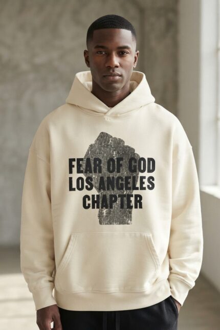 Essentials 213 Chapter Hoodie Cream